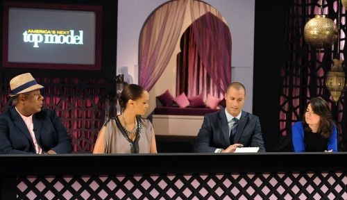 Tyra Banks, André Leon Talley, Nigel Barker, and Daniella Heleyal in America's Next Top Model (2003)