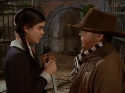Nicole Fugere and Brody Smith in The New Addams Family (1998)