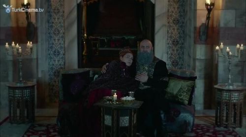 Halit Ergenç and Vahide Perçin in The Magnificent Century (2011)