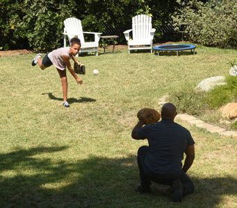 Michael Beach and Corinne Massiah in Pitch (2016)