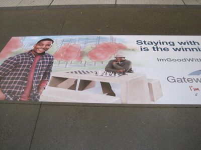 Gateway Health Print at the chess table.