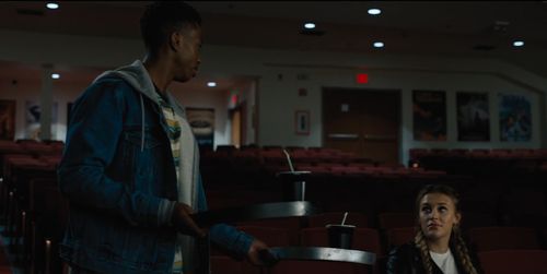 Marlon Kazadi and Madi Monroe in Zombie Town (2023)