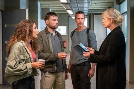 Melanie Marschke, Amy Mußul, Matthias Kelle, and Johannes Hendrik Langer in Leipzig Homicide: In Obhut (2024)
