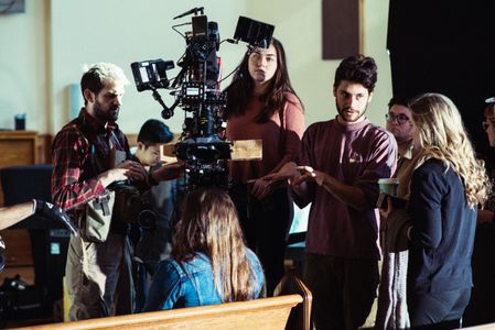 Grant Conversano directing a scene from Alma.
