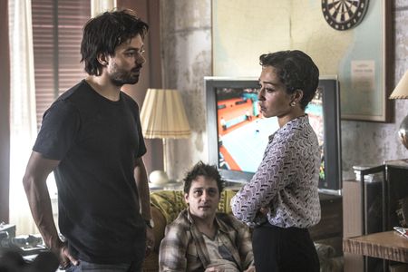 Dominic Cooper, Ruth Negga, and Robbie Tann in Preacher (2016)