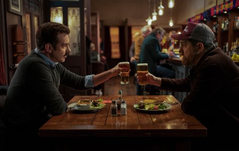 Brendan Hunt and Jason Sudeikis in Ted Lasso (2020)