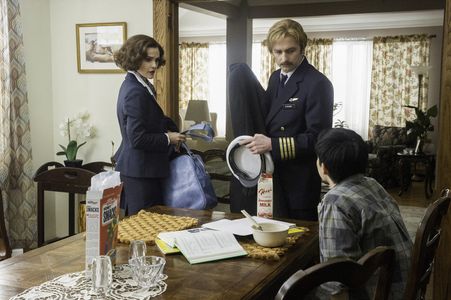 Keri Russell, Matthew Rhys, and Ivan Mok in The Americans (2013)