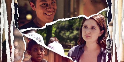 Ethan Cutkosky, Emma Kenney, and Christian Isaiah in Shameless Hall of Shame (2020)