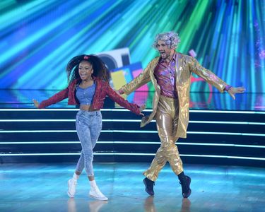 Skai Jackson and Alan Bersten at an event for Dancing with the Stars (2005)