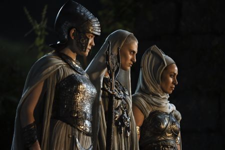 Kali Kopae, Edith Poor, and Bridie Sisson in The Lord of the Rings: The Rings of Power: The Eye (2022)