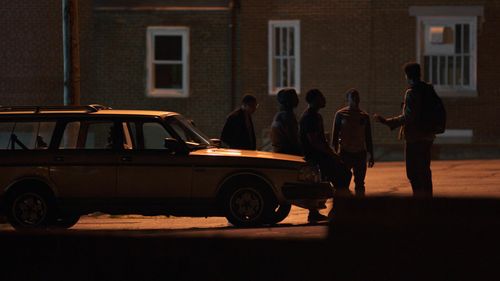 Octavius J. Johnson, Trevor Jackson, Tosin Cole, DeRon Horton, and Malik Bazille in Burning Sands (2017)