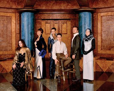 (l-r) Daniela Amavia, Susan Sarandon, Jessica Brooks, James McAvoy, Alec Newman, Alice Krige