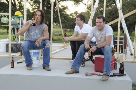 Taylor Kitsch, Scott Porter, and Derek Phillips in Friday Night Lights (2006)