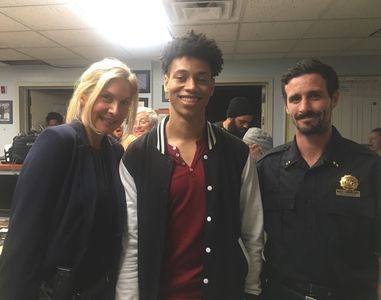 Still of Donald Dash from the set of The Buried Girl