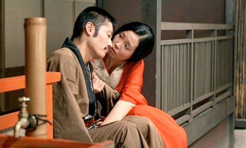 Tatsuya Fuji and Eiko Matsuda in In the Realm of the Senses (1976)