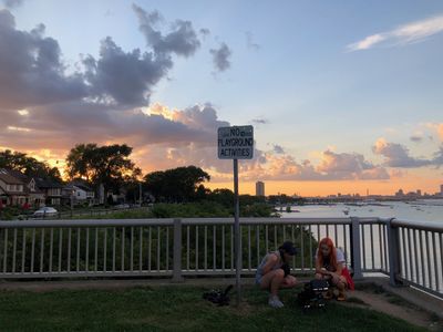 Meredith Johnston on set for 'Untitled 2020 Project'