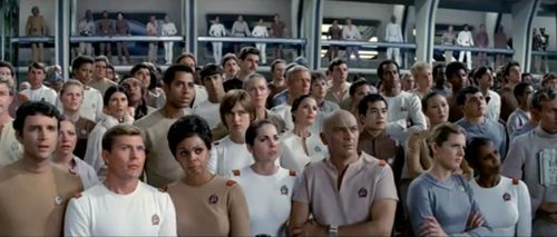 David Gerrold, Gene Poe, Frank Salsedo, Montgomery Doohan, Gayle Frank, Cassandra Foster, and Scott Dweck in Star Trek: 