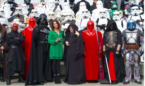 Vanessa Marshall, Hera, Star Wars Rebels, Disney XD, with 501st Legion at WONDERCON 2014.