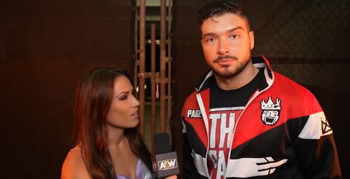 Ethan Page and Dasha Kuret in AEW Dark: Elevation (2021)
