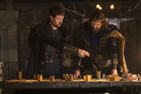 Rod Hallett in The Last Kingdom with Ross Anderson