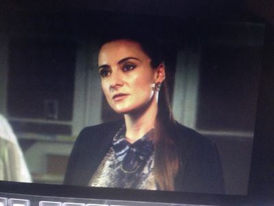 BTS Monitor shot of Tamzin Brown in Gold Rush