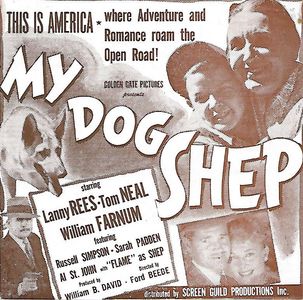 Helen Chapman, Reed Howes, Tom Neal, Sarah Padden, Lanny Rees, and Flame in My Dog Shep (1946)