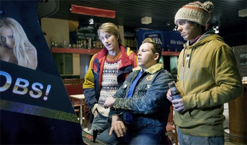 Timo Lavikainen, Jasper Pääkkönen, and Jussi Vatanen in Lapland Odyssey (2010)