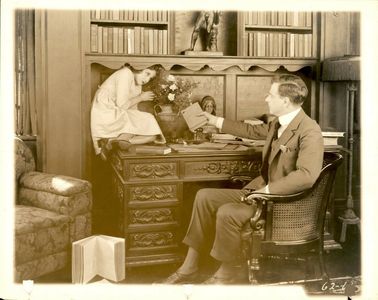 Viola Dana and Milton Sills in Dangerous to Men (1920)