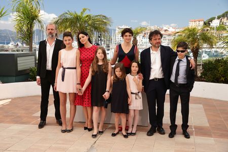 Monica Bellucci, Carlo Cresto-Dina, Sam Louwyck, Alice Rohrwacher, Eva Morrow, and Maria Alexandra Lungu at an event for