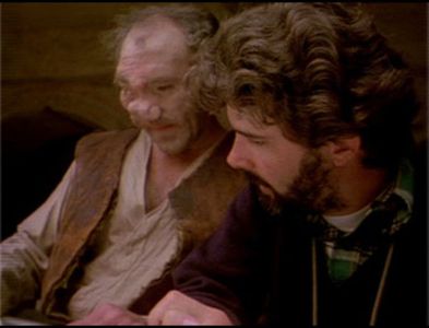 George Lucas and Alfie Curtis in Star Wars: Episode IV - A New Hope (1977)
