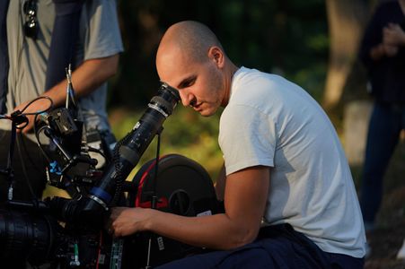 Jody Lee Lipes on the set of I Know This Much Is True
