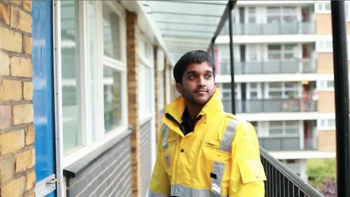 Playing 'Kamran', an Islamic traffic warden in anti-terrorism film produced by Westminster Council for the London 2012 O