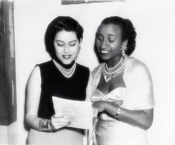 Celia Cruz and Olga Chorens
