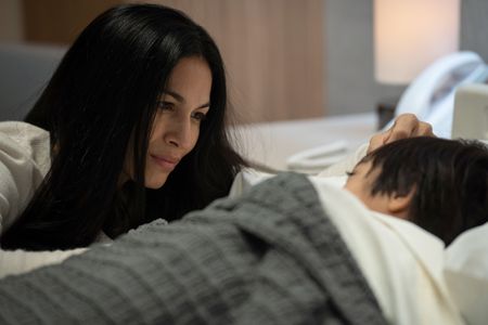 Sebastien LaSalle and Elodie Yung in The Cleaning Lady (2022)