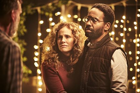 Amy Brenneman, Christopher Eccleston, and Kevin Carroll in The Leftovers (2014)