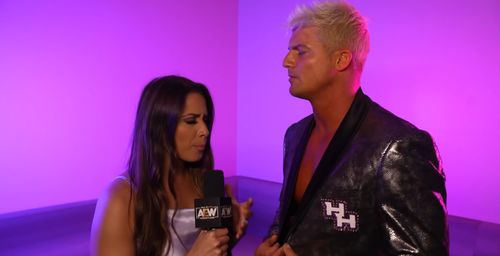 Ryan Nemeth and Dasha Kuret in AEW Dark: Elevation (2021)