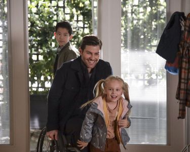 David Giuntoli, Halston Owen, and Tristan Byon in A Million Little Things: Spilled Milk (2023)