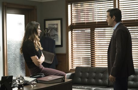 Adam Kaufman and Aly Michalka in iZombie (2015)
