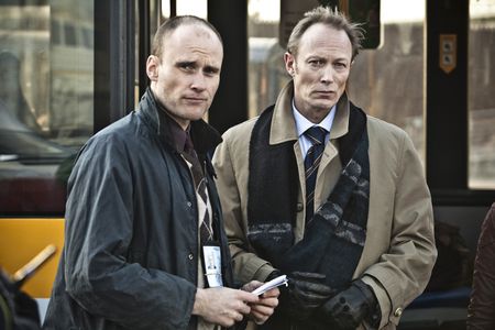 Lars Mikkelsen and Frederik Meldal Nørgaard in Those Who Kill: Shadow of the Past (2011)