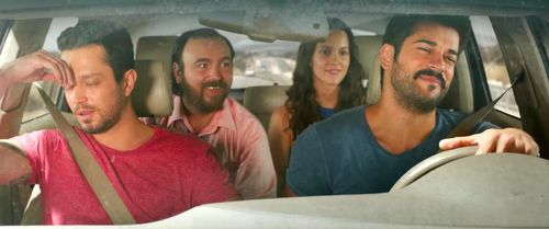 Burak Özçivit, Murat Boz, Ferdi Sancar, and Leyla Feray in My Brother 2 (2017)