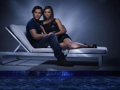 Alexandra Chando and Blair Redford in The Lying Game (2011)