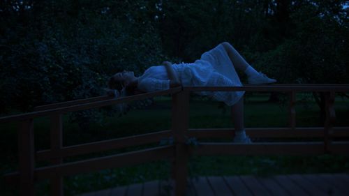 Meredith Johnston in the Warm Human music video 'Down'