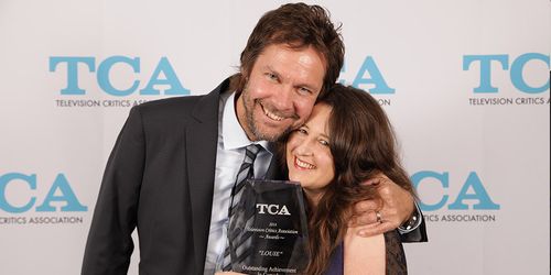 Dave Becky and Blair Breard at an event for Louie (2010)