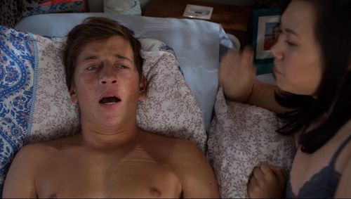 Skyler Gisondo and Ramona Young in Santa Clarita Diet (2017)