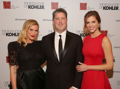 Katee Sackhoff, Dave Blass and Tricia Helfer attend the Art Directors Guild Award Show