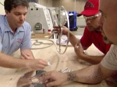 Paul Teutul Jr., Robert Collard, and Jim Quinn in American Chopper: The Series (2003)