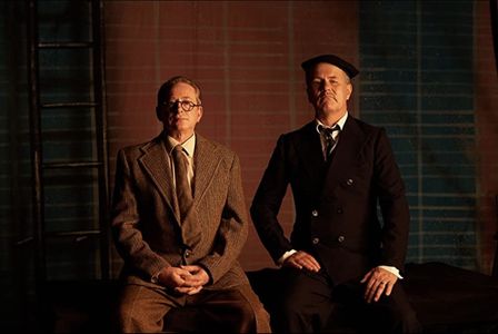 Alastair Thomson Mills as Michael Powell & Alec Westwood as Emeric Pressburger in Òran na h-Eala