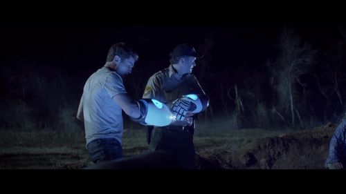 Burnie Burns and Michael Jones in Lazer Team (2015)