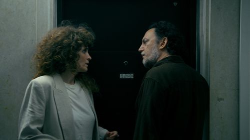 Yehezkel Lazarov and Hagar Ben-Asher in The Oldest Trick in the Book (2023)