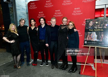 The cast and creatives of The Arrival at the NYC Premiere at Big Apple Film Festival. L-R, Alissa Stahler (Score Vocalis